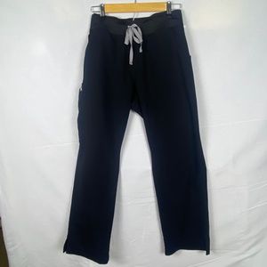 Figs Women's Sz XL Kade Cargo Scrub Pants Color Black
